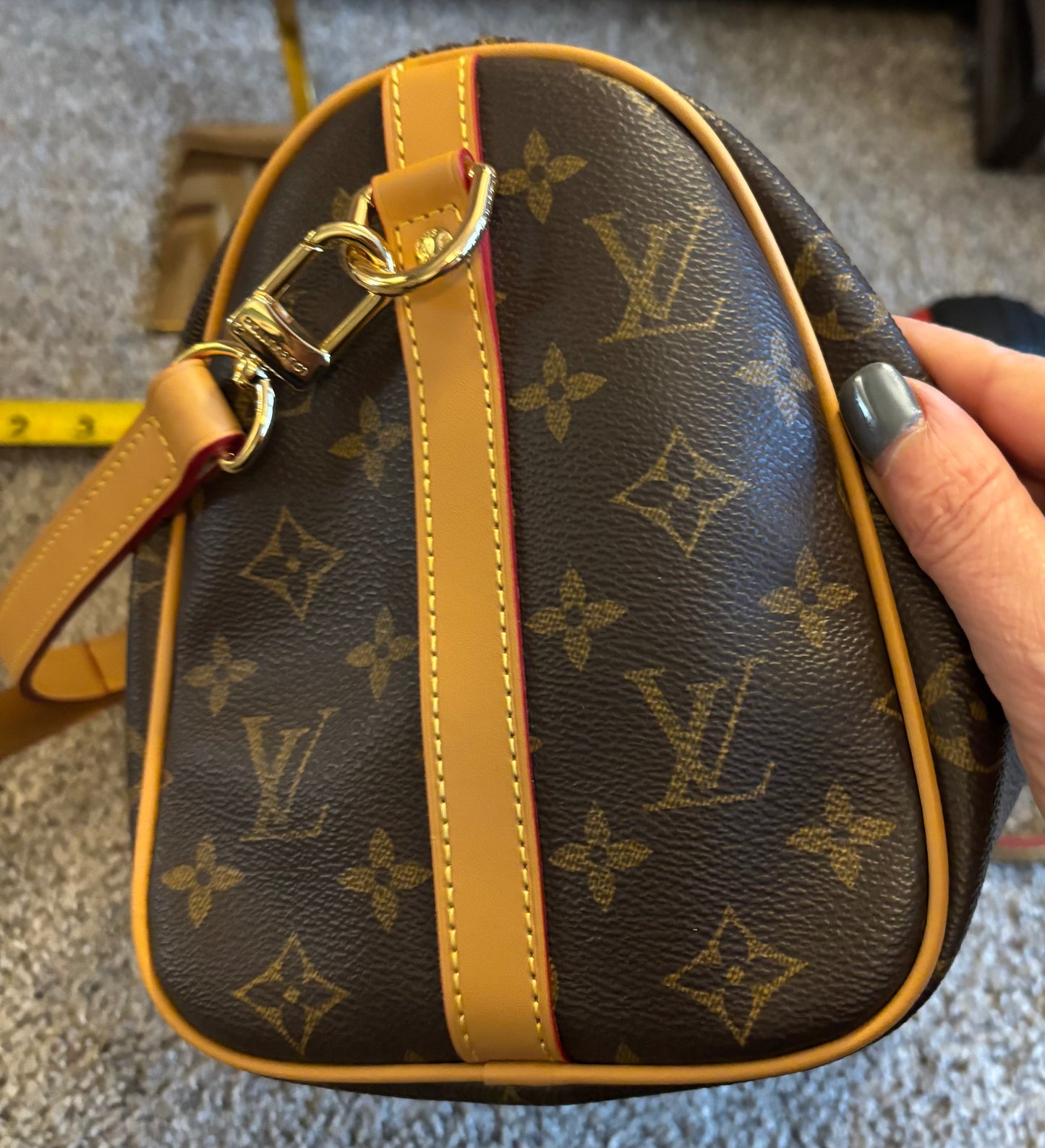 LV Speedy 25 Monogram Handle/Crossbody 2369