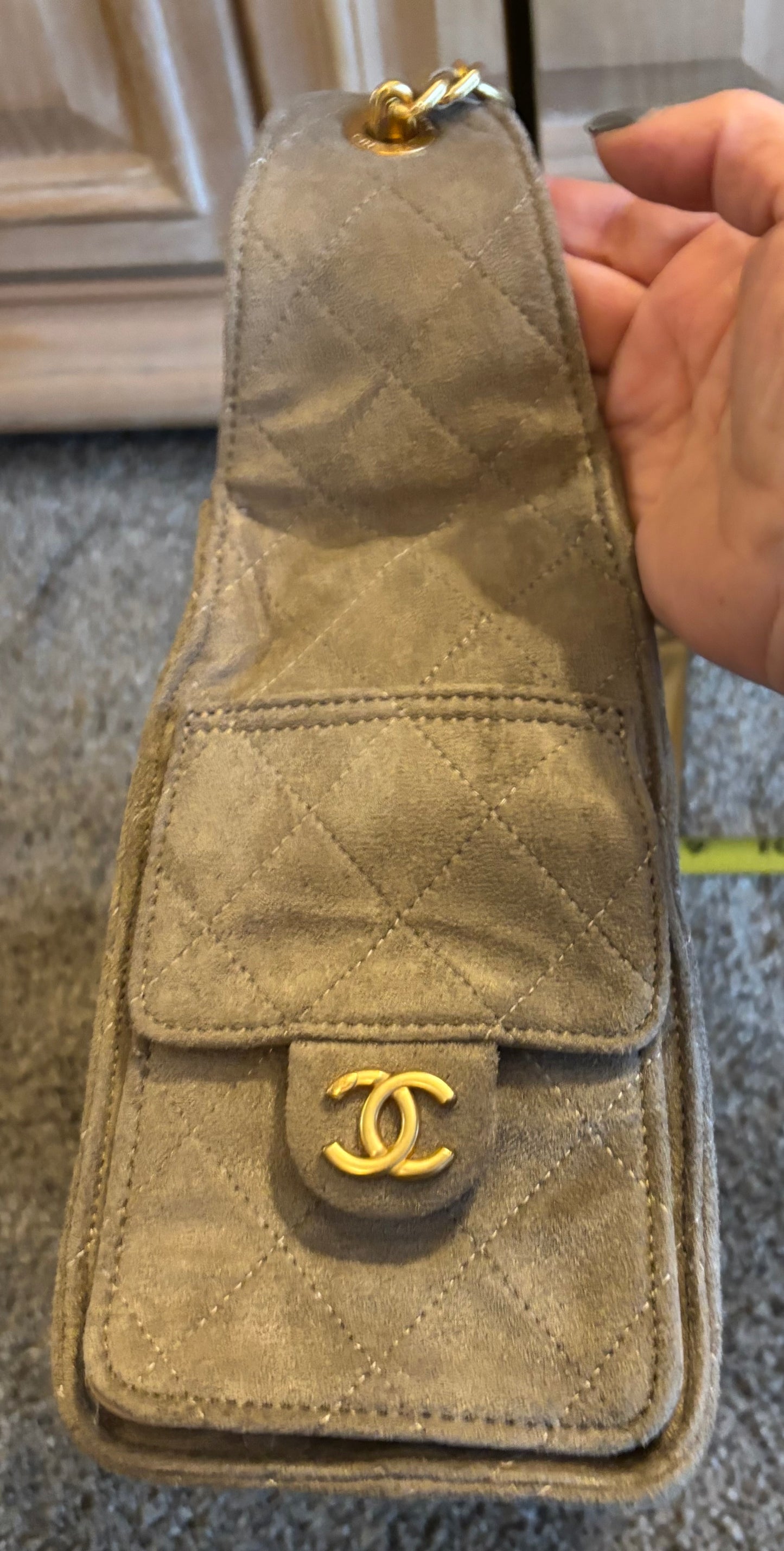 Chanel Suede Shoulder Bag 2333