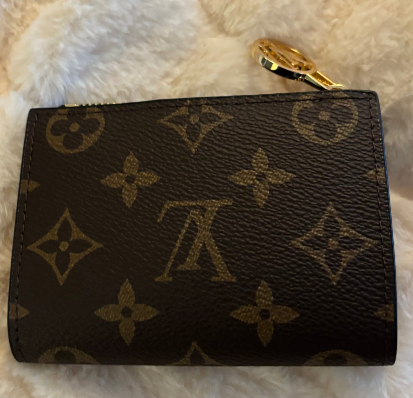 LV Mono Wallet Black Interior 2338