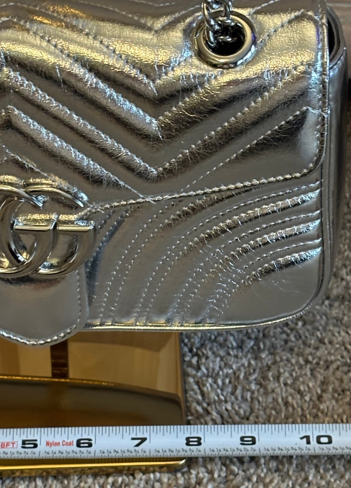 Gucci Silver Shoulder Bag/Crossbody 2349