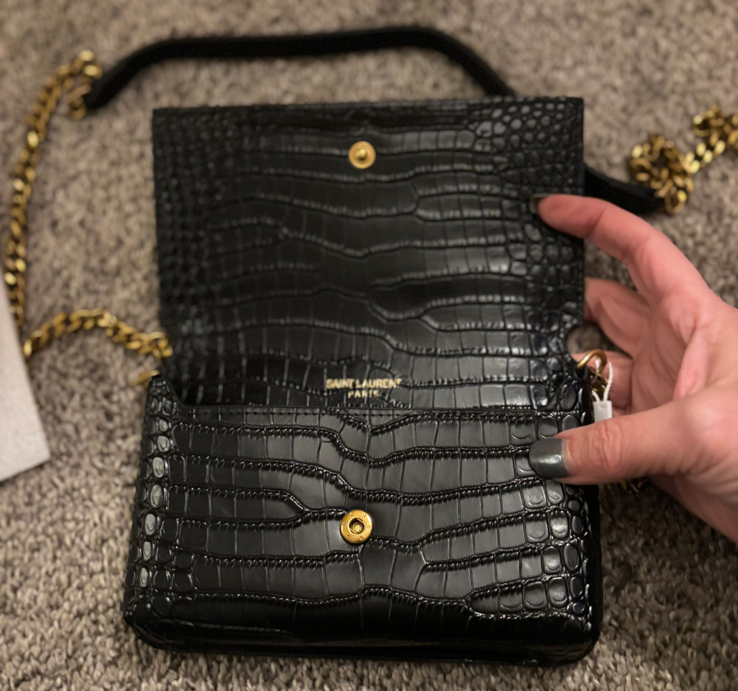 YSL Small Black Crossbody 2352