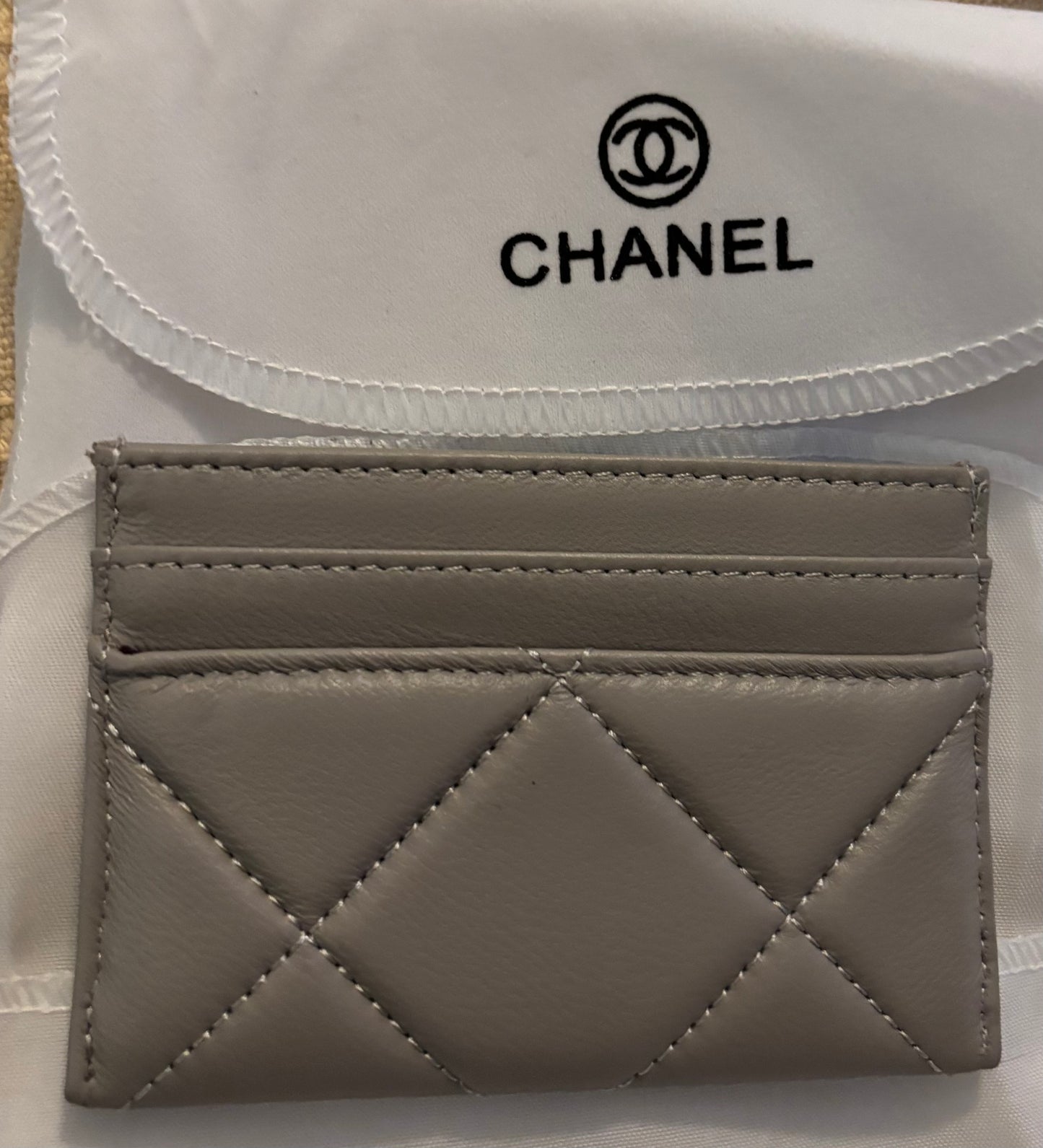 Chanel Light Grey Cardholder 2357