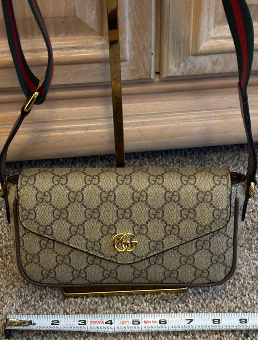 Gucci Brown Mono Shoulder/Crossbody 2363