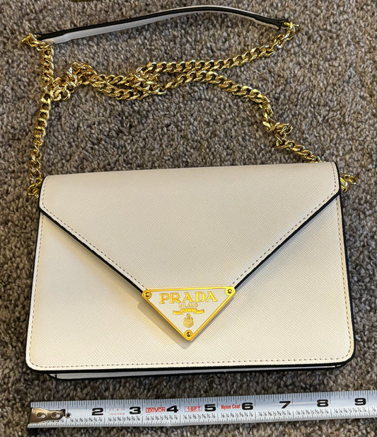 Prada White Small Crossbody 2361