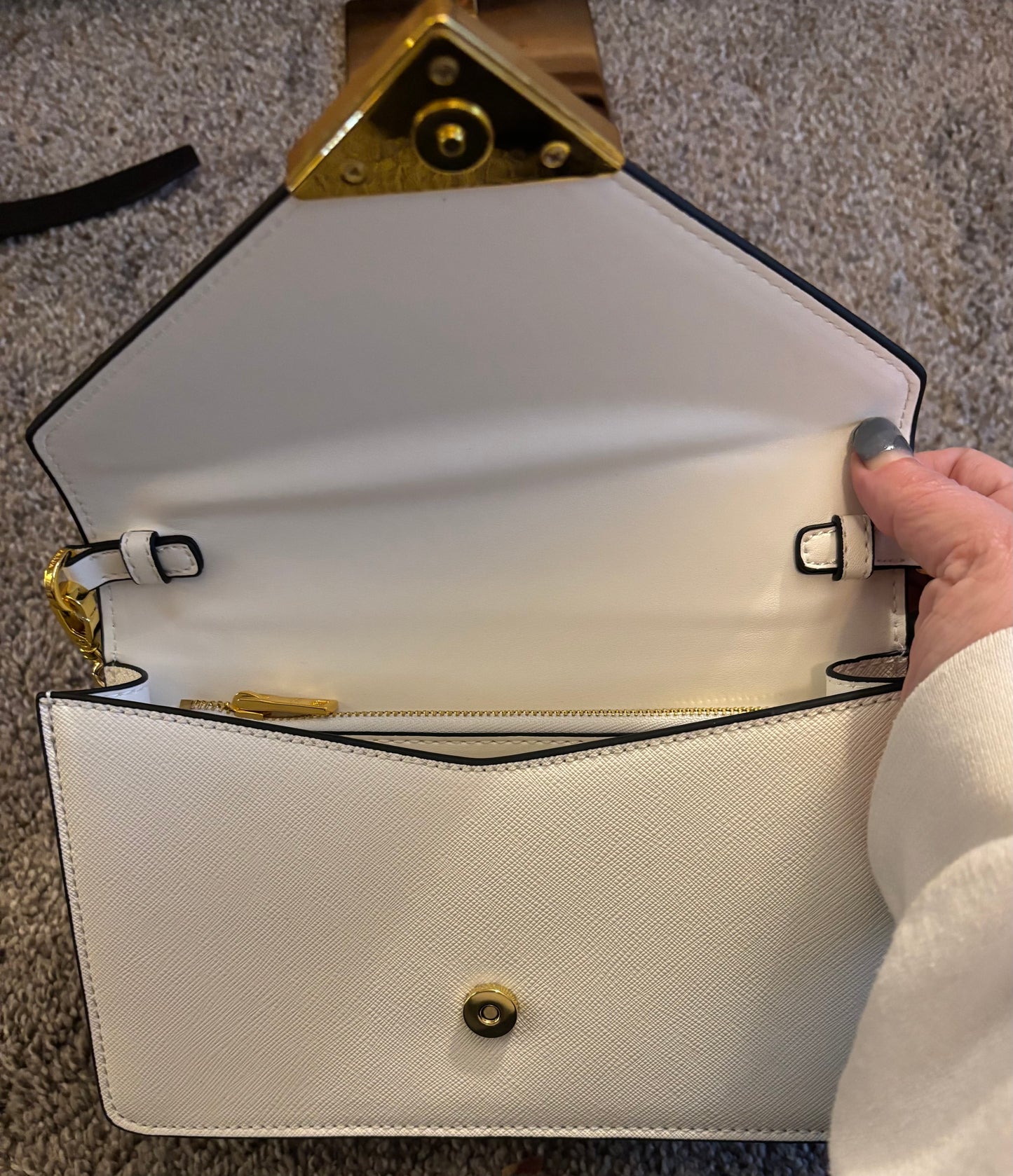Prada White Small Crossbody 2361
