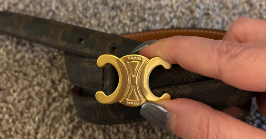 Cekine Dark Brown Belt size 30-32"