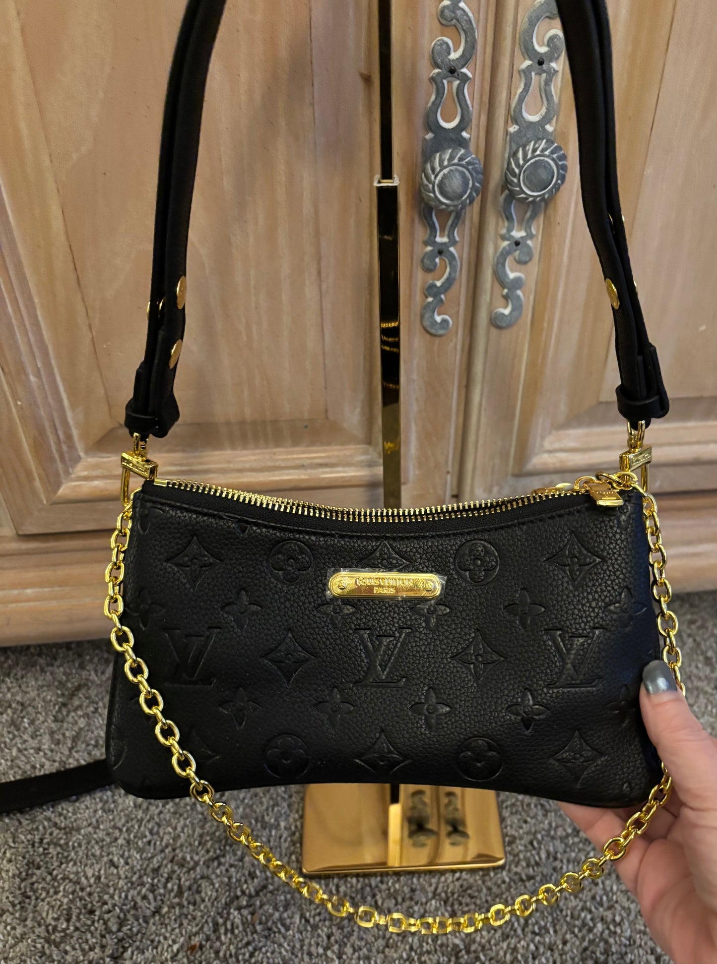LV Small Double Zip Shoulder/Crossbody 2417