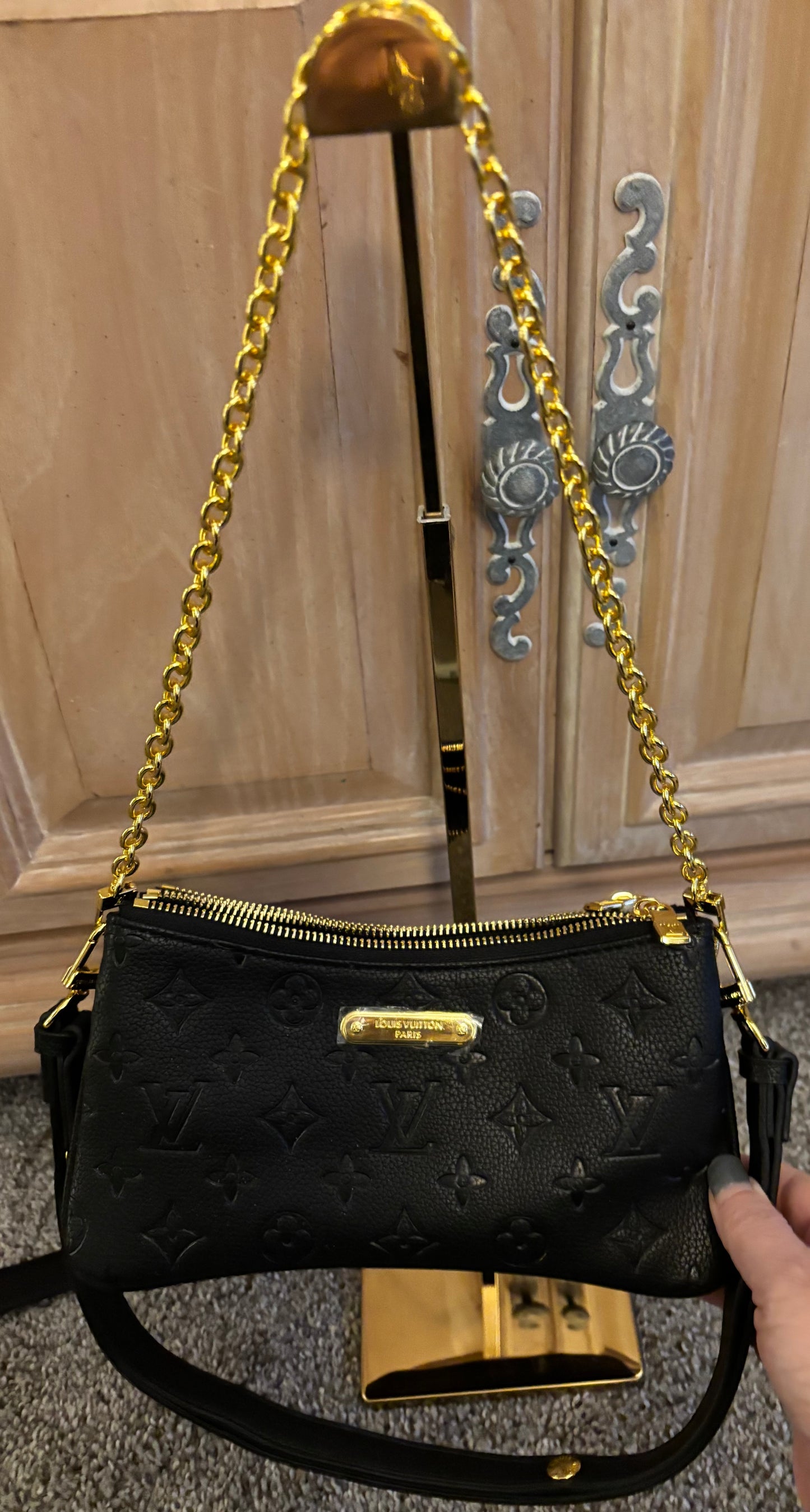 LV Small Double Zip Shoulder/Crossbody 2417