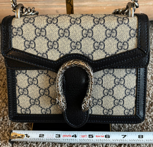 Gucci Dionysus GG Small Shoulder/Crossbody Navy 2384