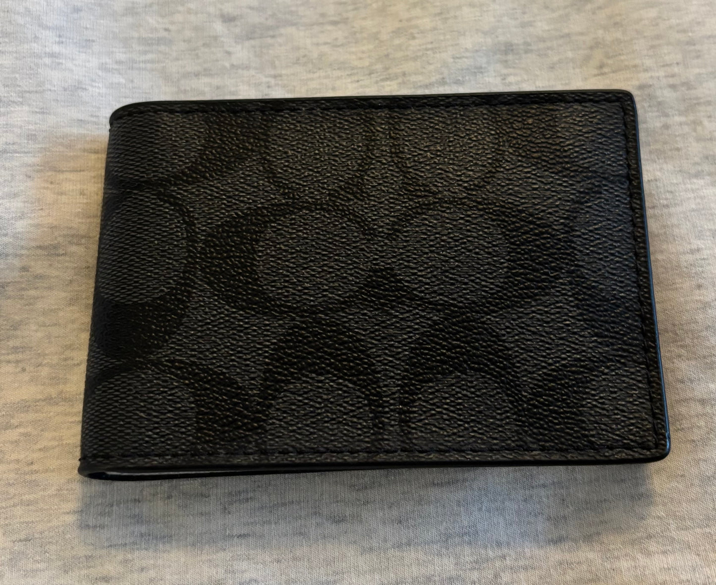 Coach Black Wallet Black Interior 2379