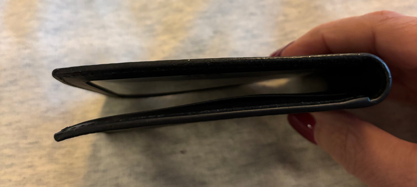 Coach Black Wallet Black Interior 2379