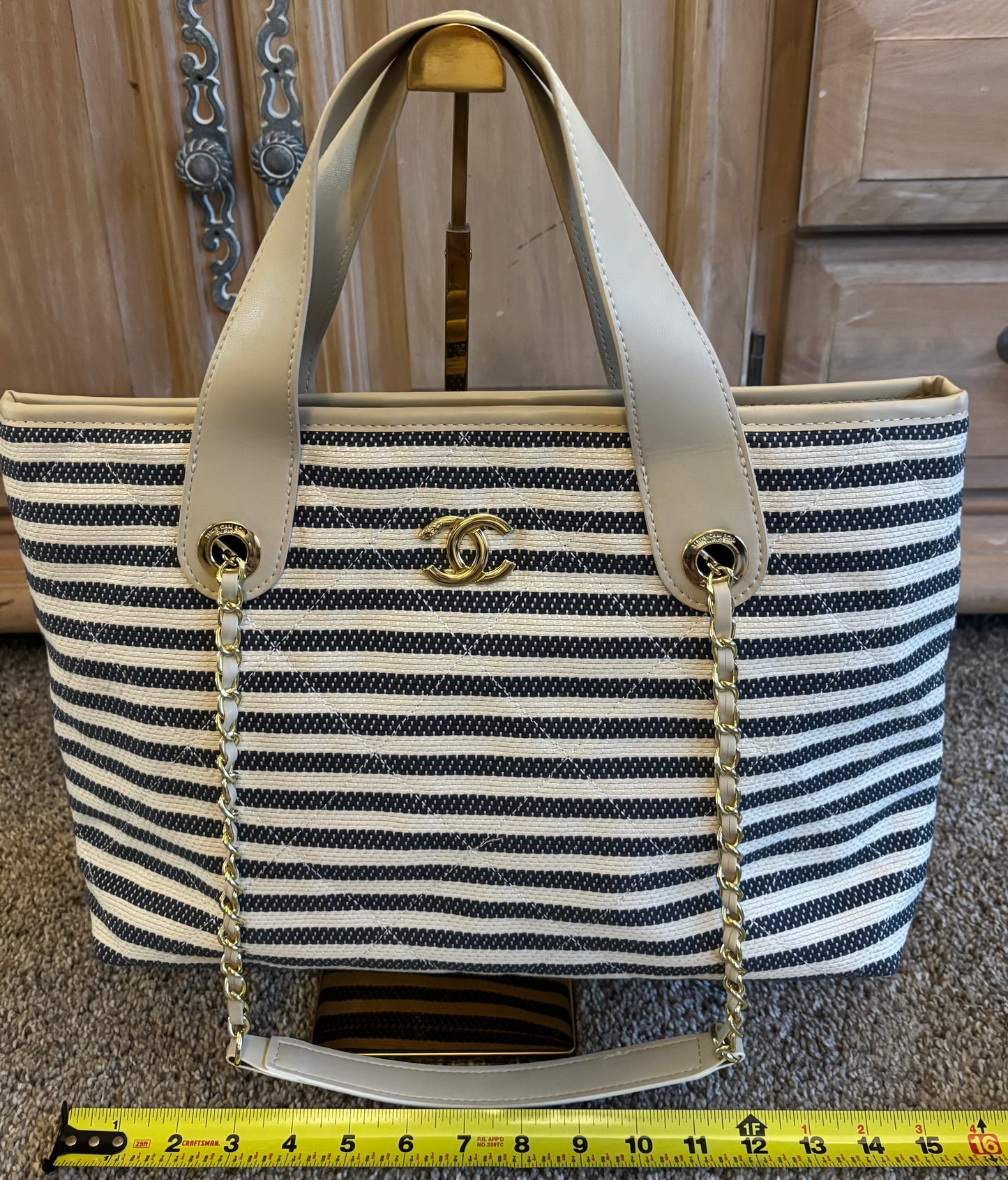 Chanel Double Handle Shoulder Bag 2390