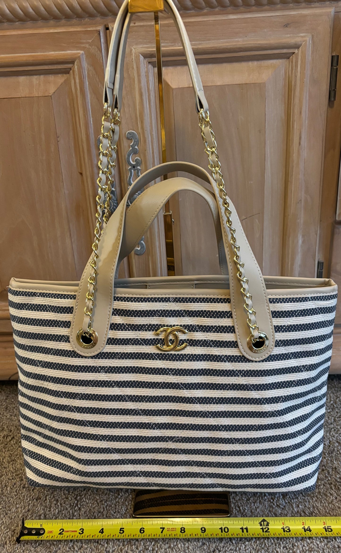 Chanel Double Handle Shoulder Bag 2390
