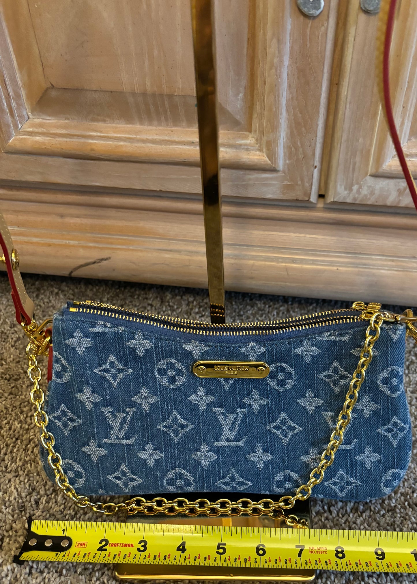 LV Small Dark Denim Crossbody/Shoulder Bag 2397