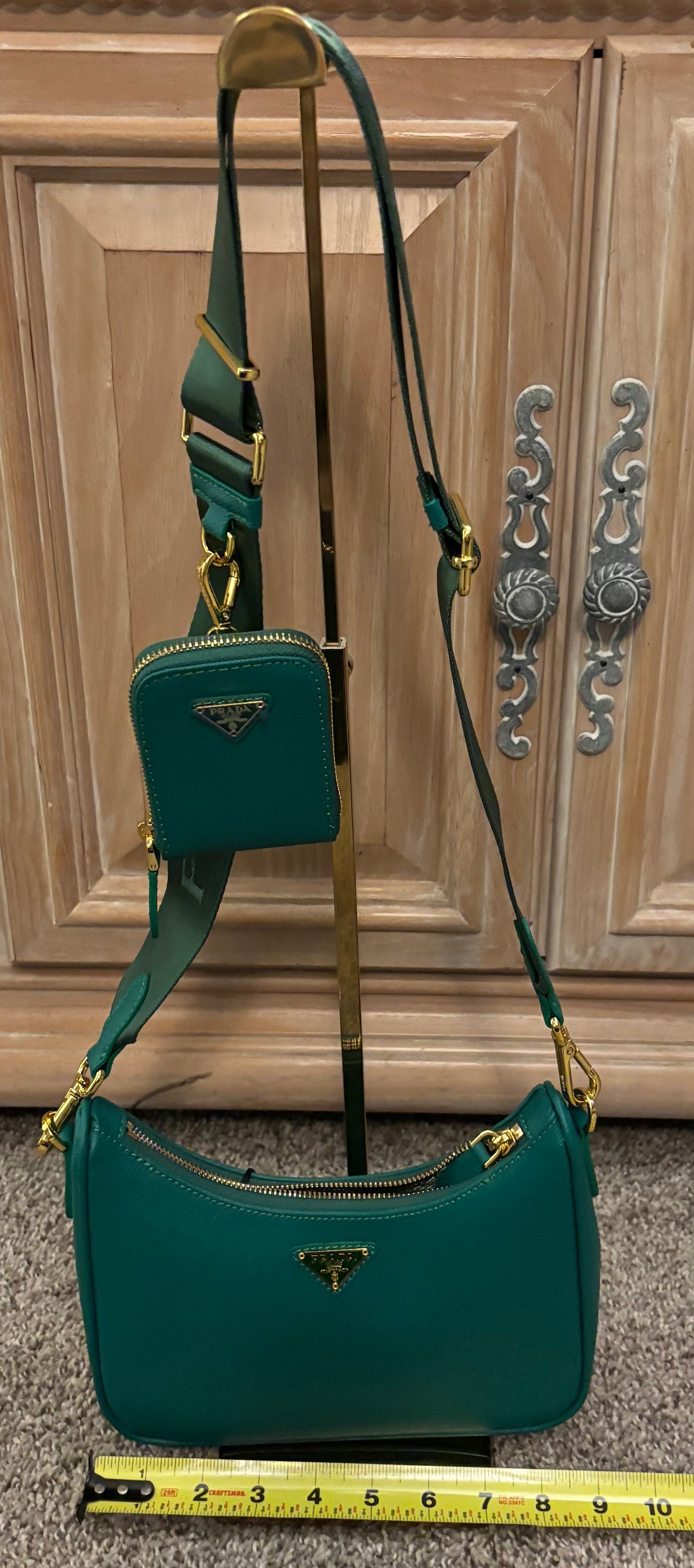 Prada Kelly Green Shoulder/Cross body bag 2399