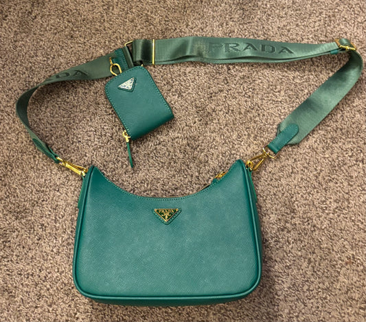Prada Kelly Green Shoulder/Cross body bag 2399